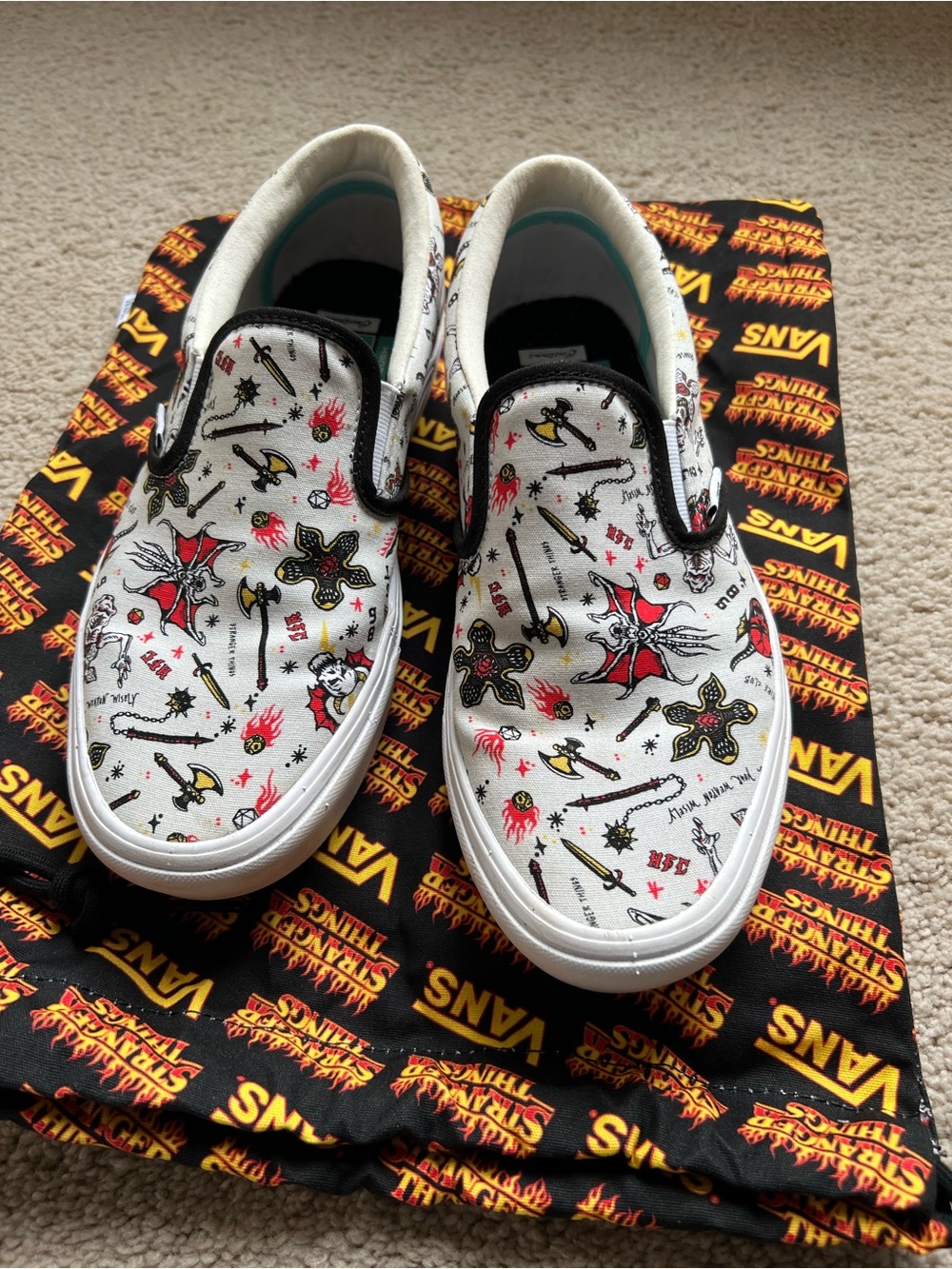 Stranger Things x Vans Slip-Ons